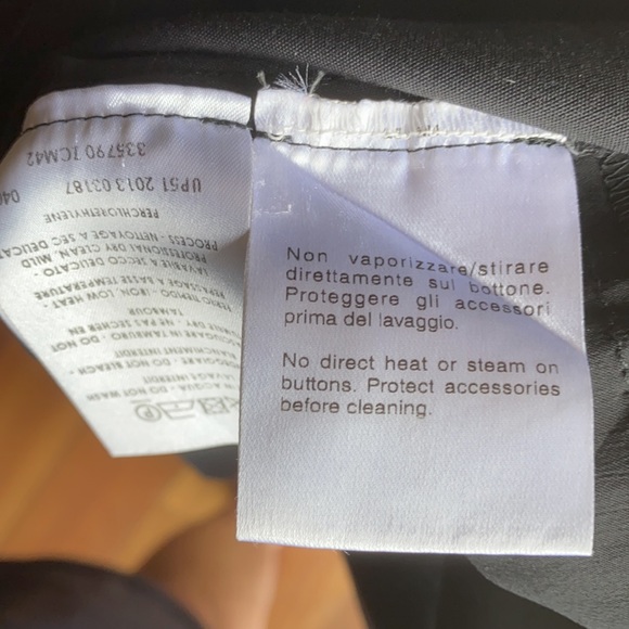 Gucci ❤️Black Skinny Leg Pants with Ankle Zip SZ38 - Picture 15 of 16